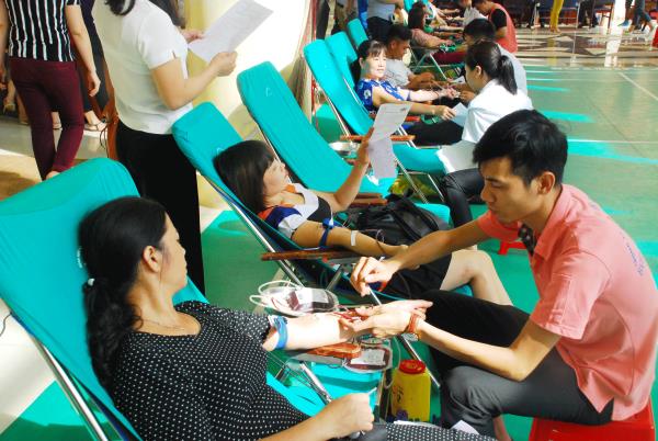 Quận Dương Kinh:  Tiếp nhận 189 đơn vị máu